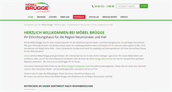 Desktop Screenshot of moebel-bruegge.de